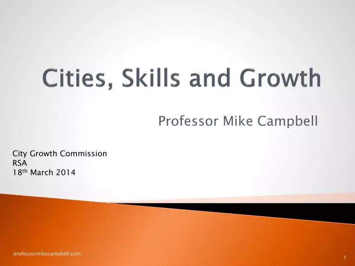 cities skills and growth