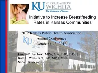Initiative to Increase Breastfeeding Rates in Kansas Communities
