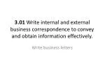 Effective Business Correspondence: Writing Professional Letters and Their Components - slide 1