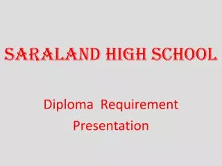 Saraland High School