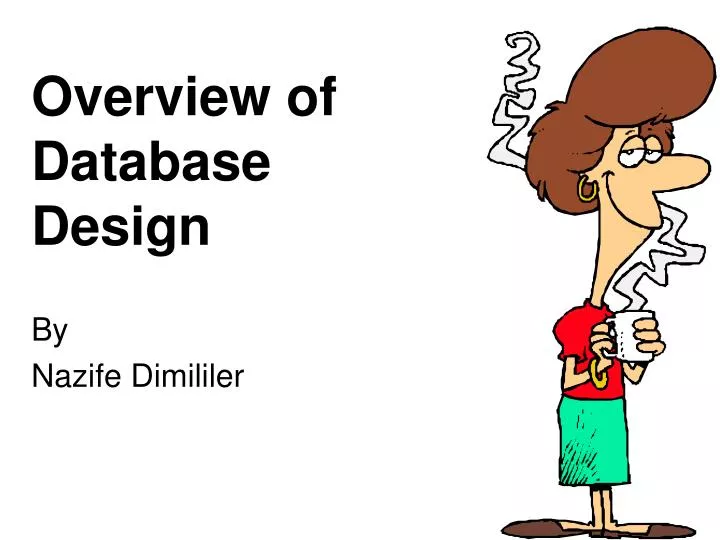 overview of database design