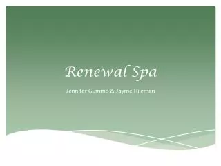 Renewal Spa