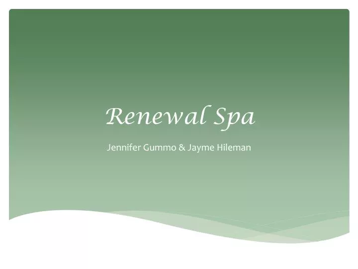 renewal spa