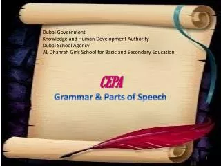 Dubai Government Knowledge and Human Development Authority Dubai School Agency AL Dhahrah Girls School for Basic and Sec