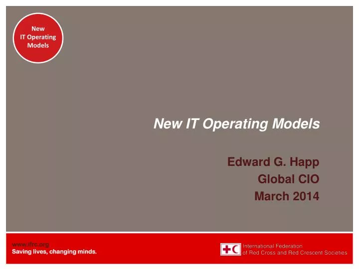 new it operating models