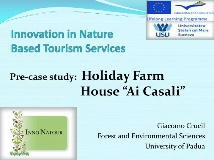 innovation in nature based tourism services