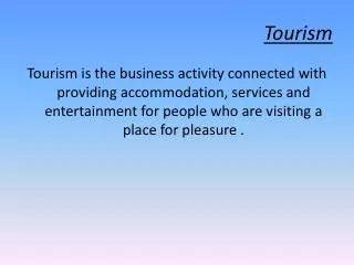 Tourism