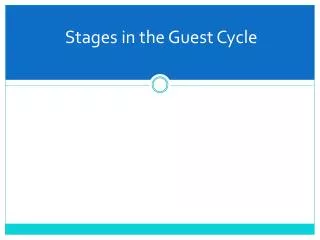 Stages in the Guest Cycle