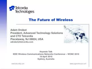 The Future of Wireless