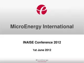 MicroEnergy International