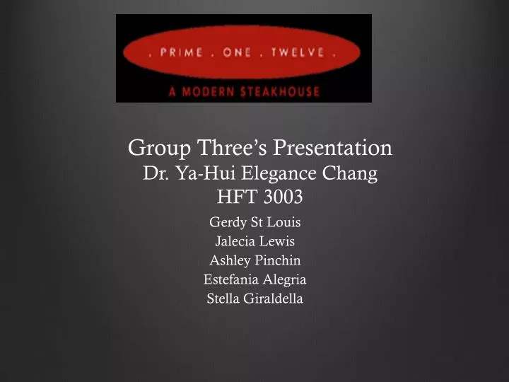 group three s presentation dr ya hui elegance chang hft 3003
