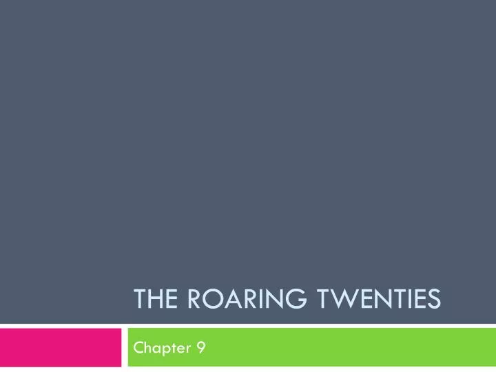 the roaring twenties