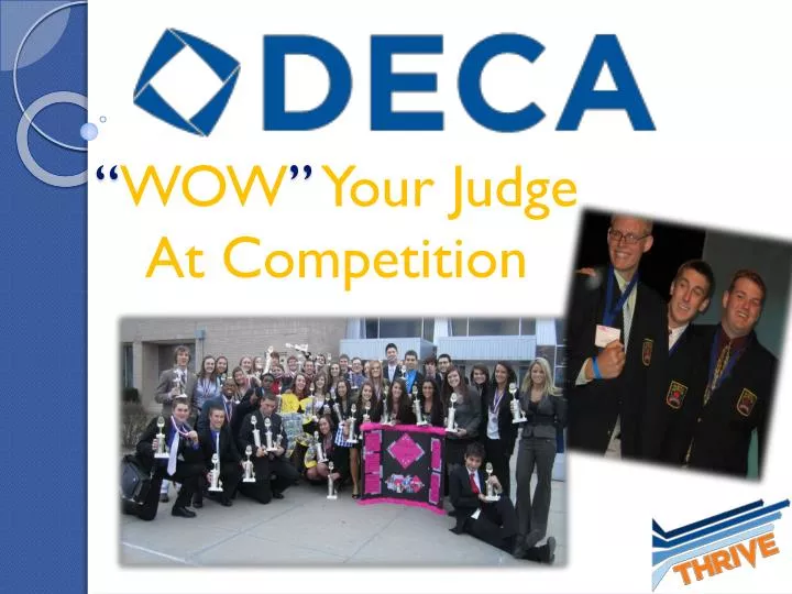 wow your judge at competition