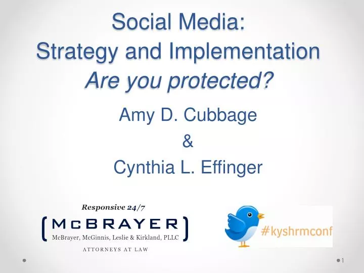 social media strategy and implementation are you protected