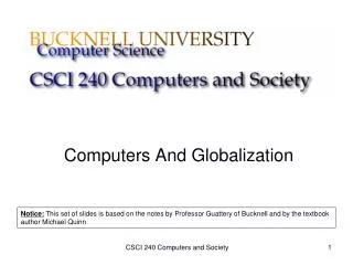Computers And Globalization