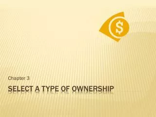 Select a Type of Ownership
