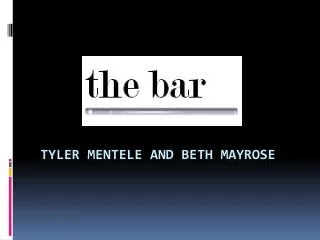 Tyler Mentele and Beth Mayrose