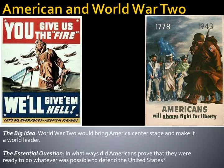 american and world war two