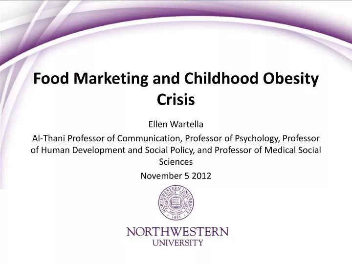 food marketing and childhood obesity crisis