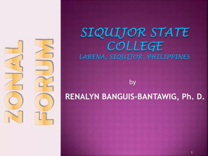 siquijor state college larena siquijor philippines