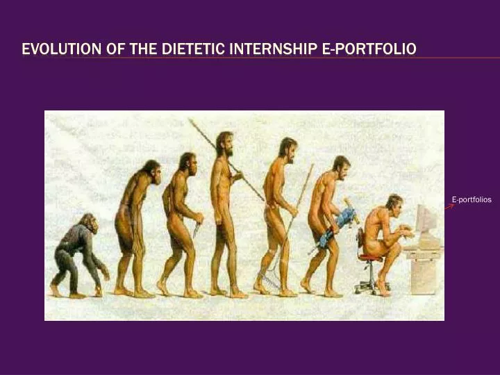 evolution of the dietetic internship e portfolio