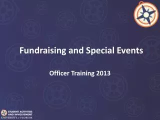 Fundraising and Special Events