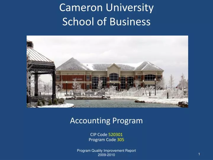 cameron university school of business