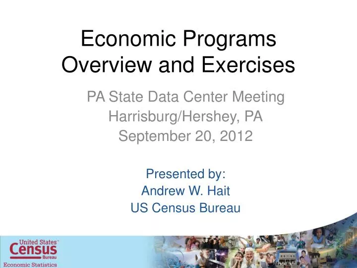 economic programs overview and exercises