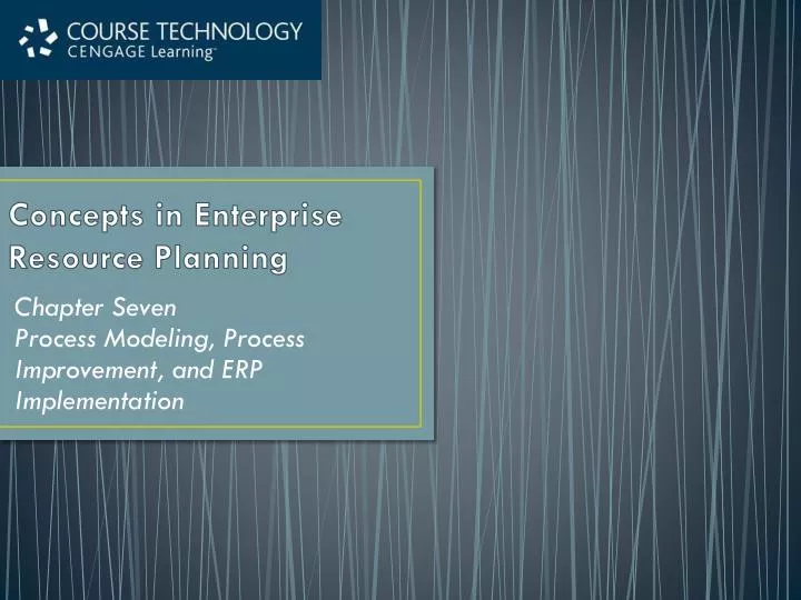 concepts in enterprise resource planning