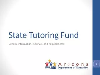 State Tutoring Fund