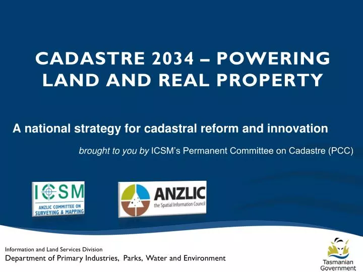 cadastre 2034 powering land and real property