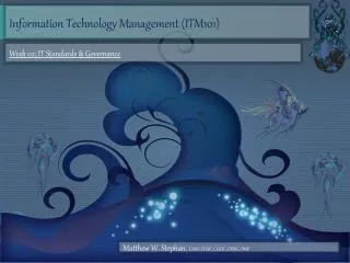 Information Technology Management (ITM101)