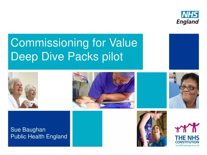commissioning for value deep dive packs pilot