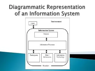 diagrammatic representation of an information system