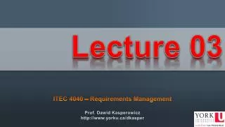 Lecture 03