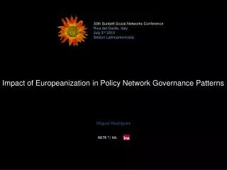 Impact of Europeanization in Policy Network Governance Patterns