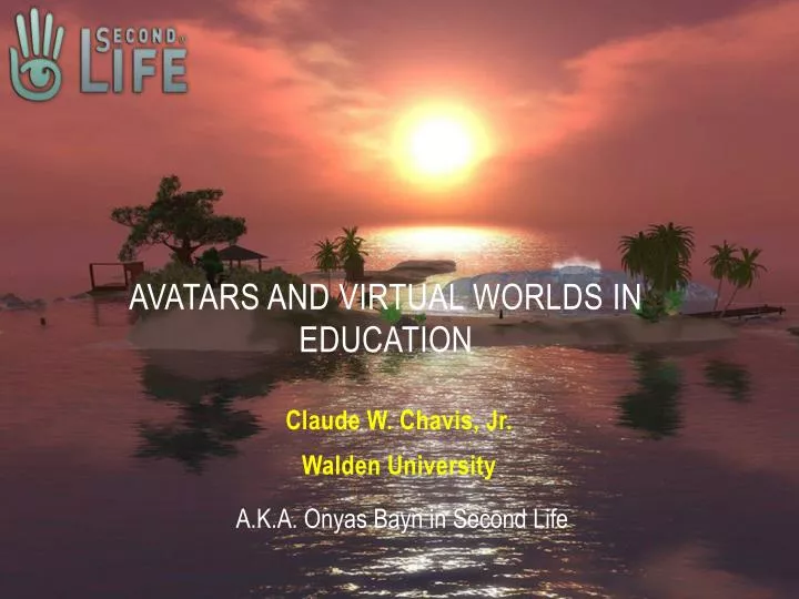 avatars and virtual worlds in education