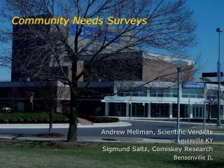 Community Needs Surveys