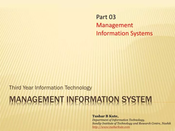 third year information technology