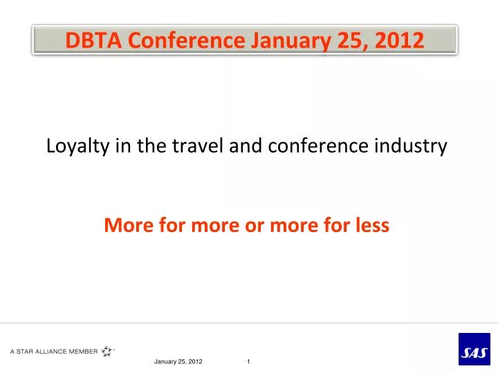 dbta conference january 25 2012