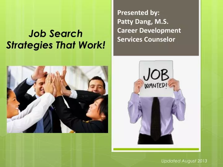 job search strategies that work