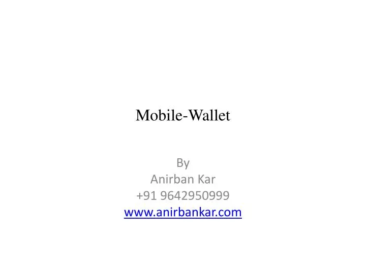 mobile wallet n
