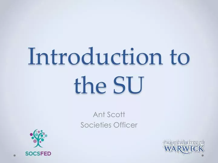 introduction to the su
