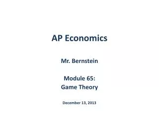 AP Economics