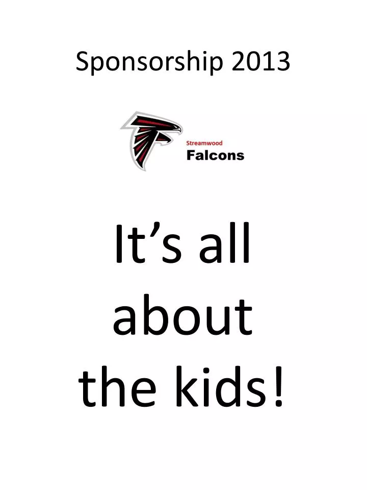 sponsorship 2013
