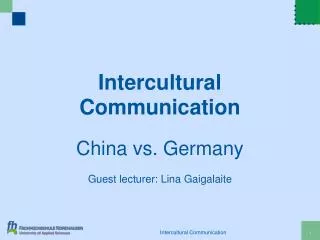 intercultural communication