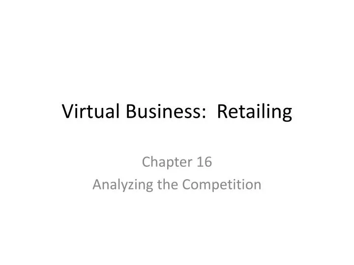 virtual business retailing
