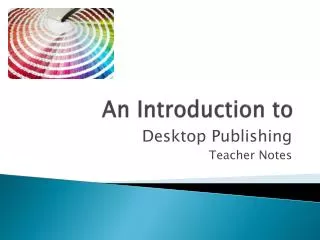an introduction to