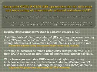 Rapidly developing convection is a known source of CIT