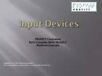 Input Devices - slide 1